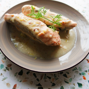 SALMON IN COCONUT MILK