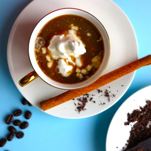 coconut milk and coffee